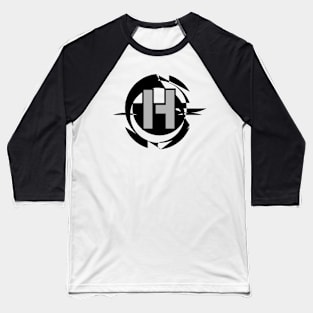 Futuristic Modern Letter H Baseball T-Shirt